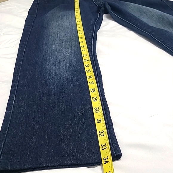Kardashian Kollection| The Kim Dark Indigo Denim Jean Size 10 - Picture 15 of 17